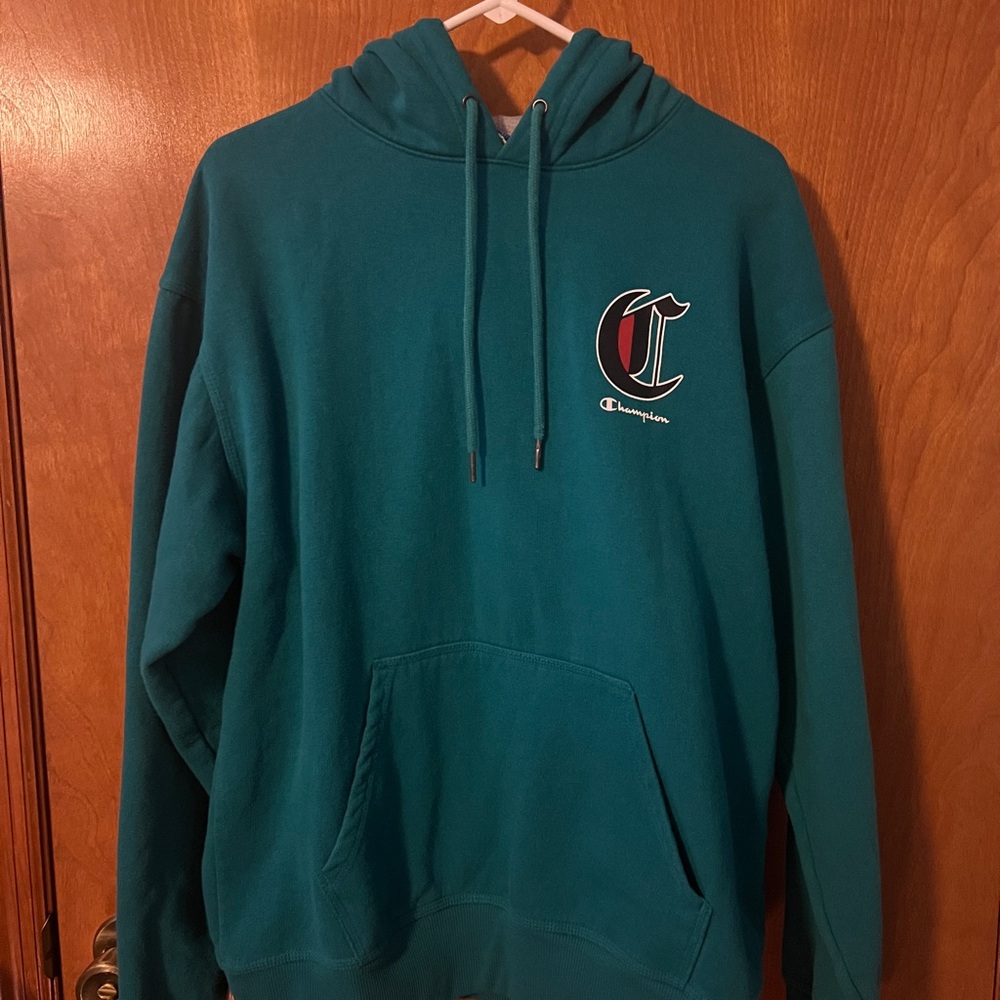 Champion Teal Hoodie for Men